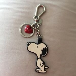 Coach snoopy bag charm